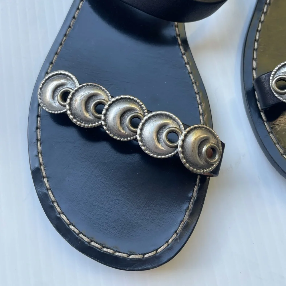 ISABEL MARANT Eldory embellished leather sandals